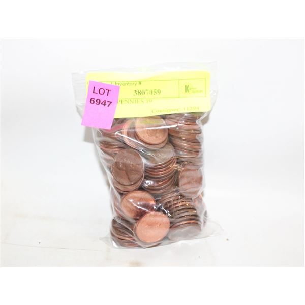 1 LB OF PENNIES 19