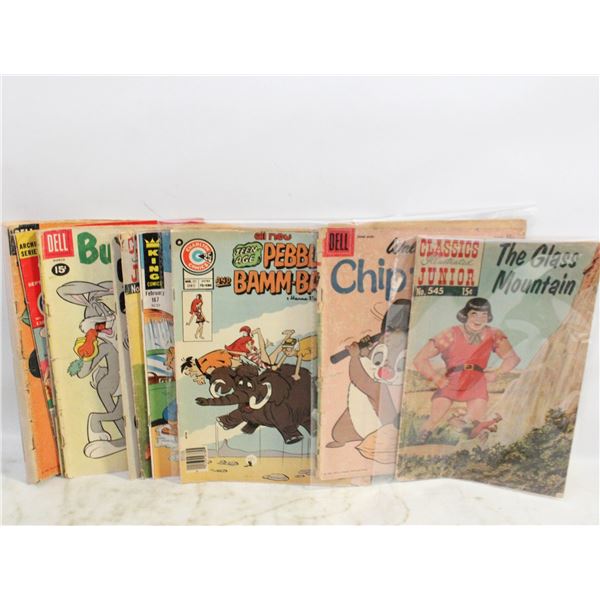 LOT OF 12 ASSORTMENT OF COMICS