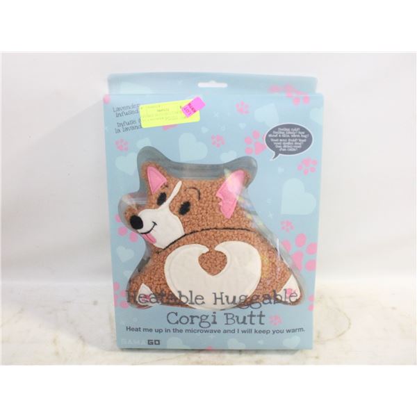 HEATABLE, HUGGABLE CORGI BUTT, LAVENDER INFUSED