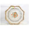 Image 1 : VINTAGE OCTAGONAL NEEDLEPOINT