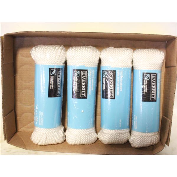 SEALED 4 EVERBILT TWISTED NYLON ROPE