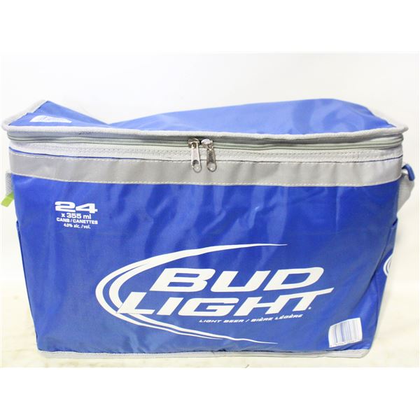 2009 BUD LIGHT INSULATED COOLER BAG- HOLDS