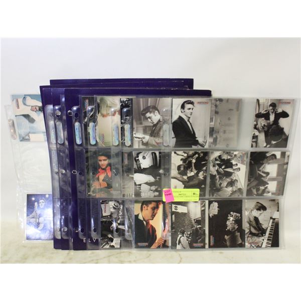 ELVIS COLLECTOR CARDS 25 PAGES ALL