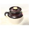 Image 1 : LARGE ROSEVILLE POTTERY POT AND LID