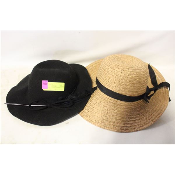 100% WOOL ENGLAND BERMONA & RATTAN HAT