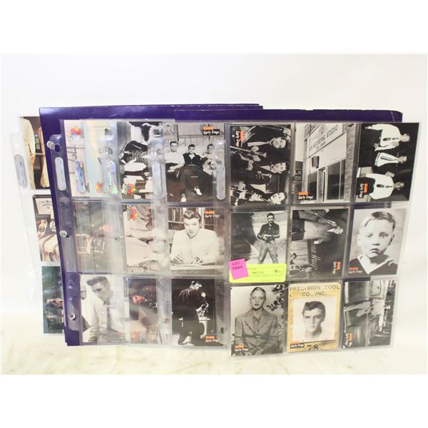 ELVIS COLLECTOR CARDS 25 PAGES ALL