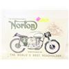 Image 1 : ESTATE NORTON METAL 16X20 LARGE ADVERTISING SIGN