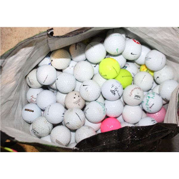 LARGE BAG GOLF BALLS