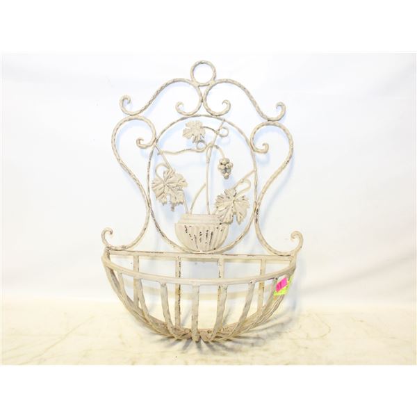 METAL WALL PLANT HOLDER 20"X15"X9"