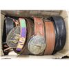 Image 1 : VINTAGE LEATHER WESTERN BELTS AND BUCKLES