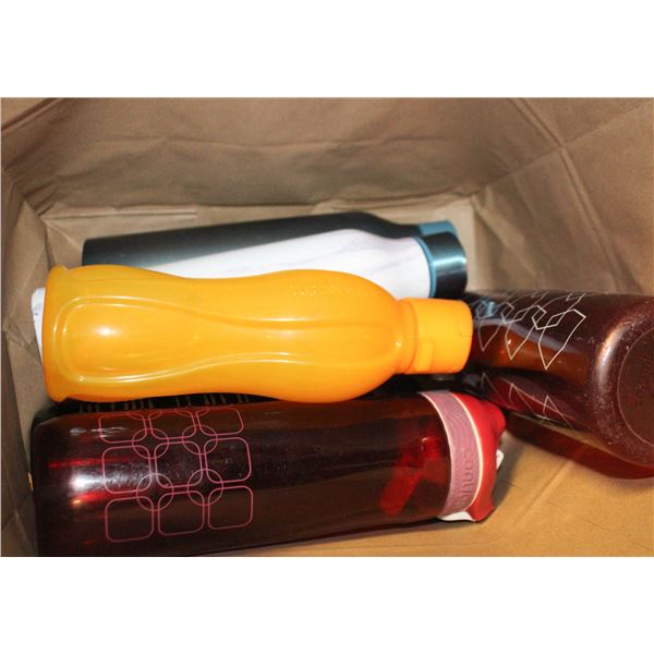 7 ASSORTED WATER BOTTLES