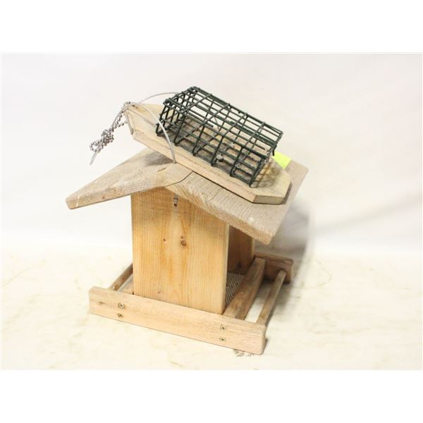 BIRD FEEDER 11"H X 13"L X 8"W WITH SUET
