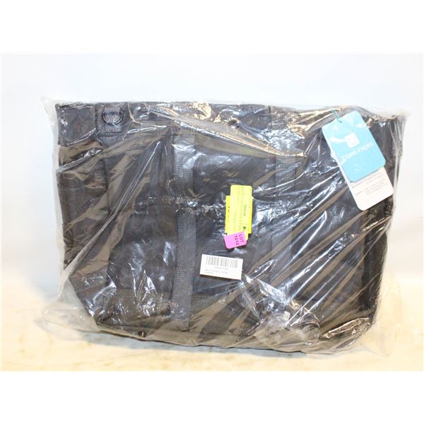 TRAVEL TOTE BAG NEW W/TAGS LAPTOP GREY