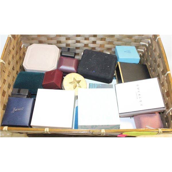 LOT OF 44 JEWELRY BOXES