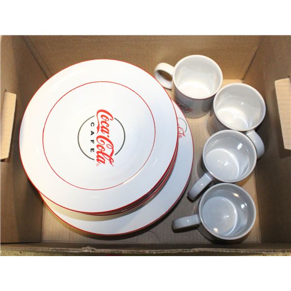 VINTAGE COCA COLA DISH SET ALL TOGETHER-ESTATE