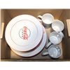 Image 1 : VINTAGE COCA COLA DISH SET ALL TOGETHER-ESTATE