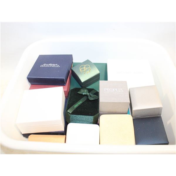 LOT OF QTY 20 JEWELRY BOXES