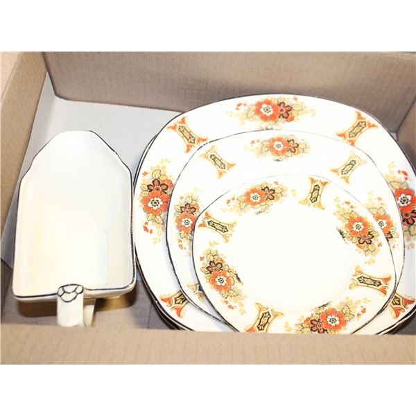 VINTAGE CHINA DISHES BY BURLEIGH