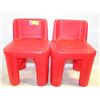 Image 1 : 2 SMALL KIDS CHAIRS