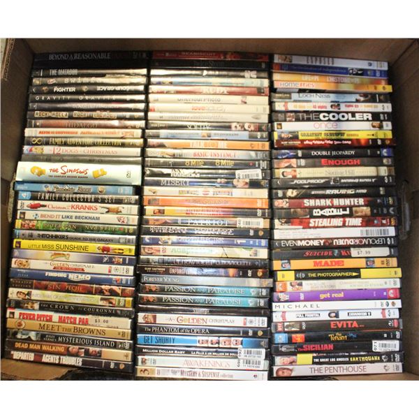 APPX 100 DRAMA AND KIDS DVDS