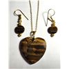 Image 1 : 27) SET OF NATURAL TIGER'S EYE,