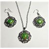 Image 1 : 25) SILVER TONE FILAGREE PENDANT ON