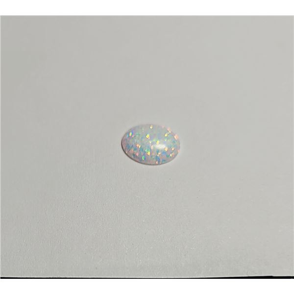 10) NATURAL OVAL CUT 1 CT WHITE FIRE
