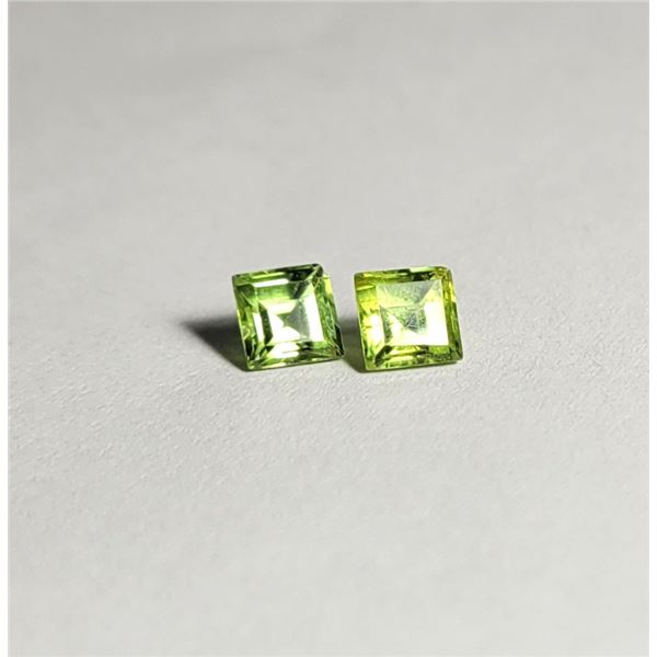 9) LOT OF 2 MATCHED NATURAL SQUARE