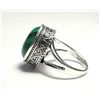 Image 2 : 20) SILVER TONE WITH OVAL NATURAL