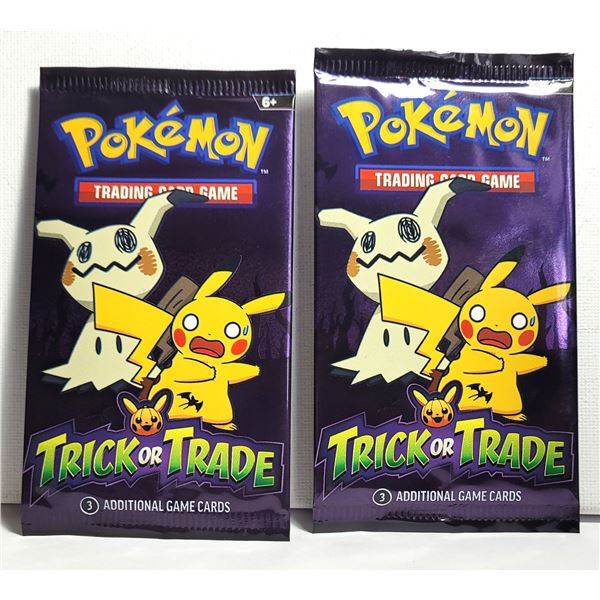 1) LOT OF 2 SEALED PKGS OF 3 CARDS