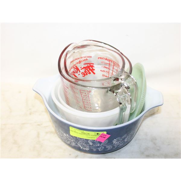 FIRE KING AND PYREX ASSORTED