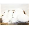 Image 1 : "QUINCY COUPE" BONE CHINA- SET OF 24