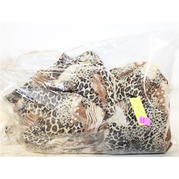 SILK LEOPARD PRINT MATERIAL, 6 METERS LONG X