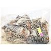 Image 1 : SILK LEOPARD PRINT MATERIAL, 6 METERS LONG X