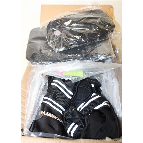 12LB - WEIGHTED VEST - BLACK - NEW IN BOX