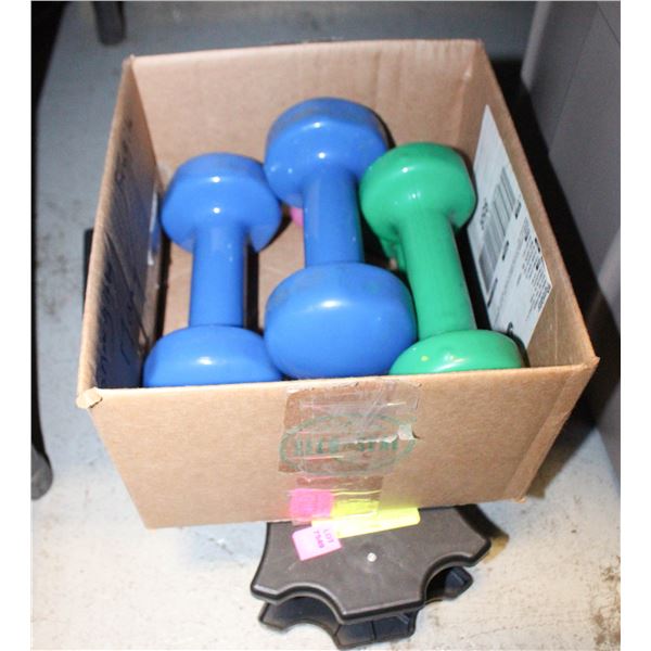 DALPS WEIGHTS & STAND- ASSORTED WEIGHTS