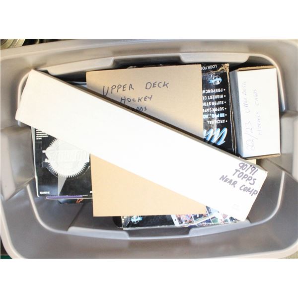 TOTE OF HOCKEY CARDS