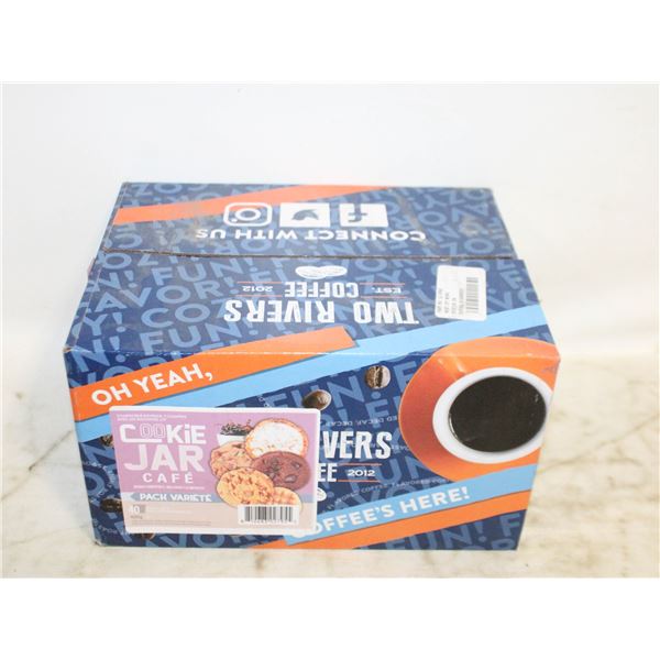 CASE OF 40 KEURIG STYLE PODS COOKIE JAR VARIETY