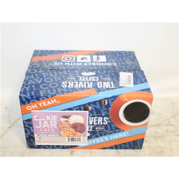 CASE OF 40 KEURIG STYLE PODS COOKIE JAR VARIETY