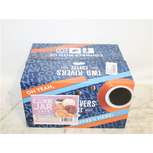 CASE OF 40 KEURIG STYLE PODS COOKIE JAR VARIETY