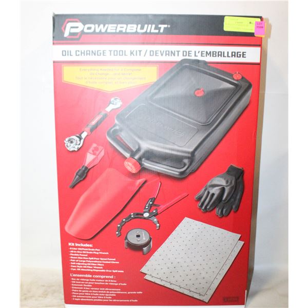 POWERBUILT COMPLETE OIL CHANGE TOOL KIT