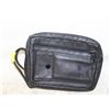 Image 1 : MENS BLACK LEATHER ORGANIZER MULTI POCKET