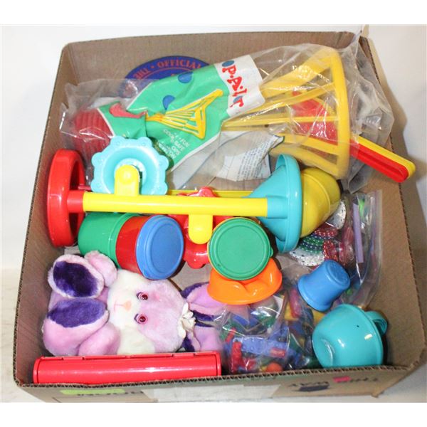 VINTAGE CHILDREN'S TOYS- BOX LOT ASST.