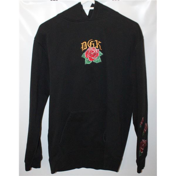 MENS LG DGK BLACK HOODIE WITH ROSES