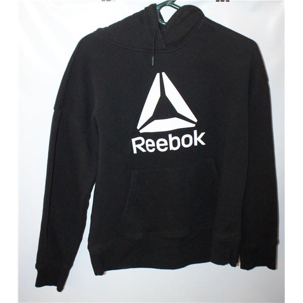 LADIES LARGE REEBOK BLACK HOODIE