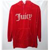 Image 1 : LADIES XS JUICY COUTURE RED VELOUR HOODIE