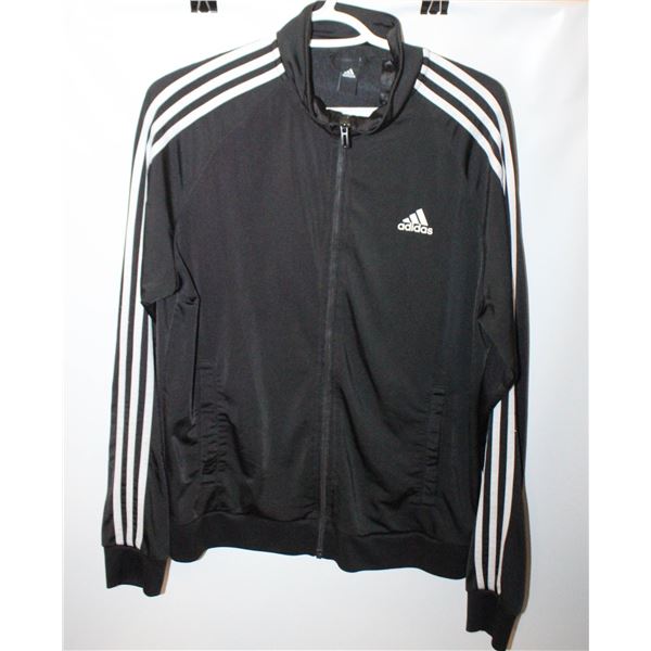 LADIES L ADIDAS BLACK SPRING SPORT JACKET