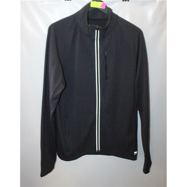RUNNING ROOM ZIP FRONT JACKET MENS LG NEW