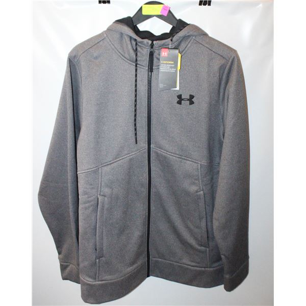 UNDER ARMOUR ZIPPERED HOODY MENS MED