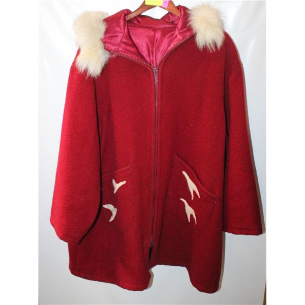 INDIGENOUS HAND MADE WOOL COAT